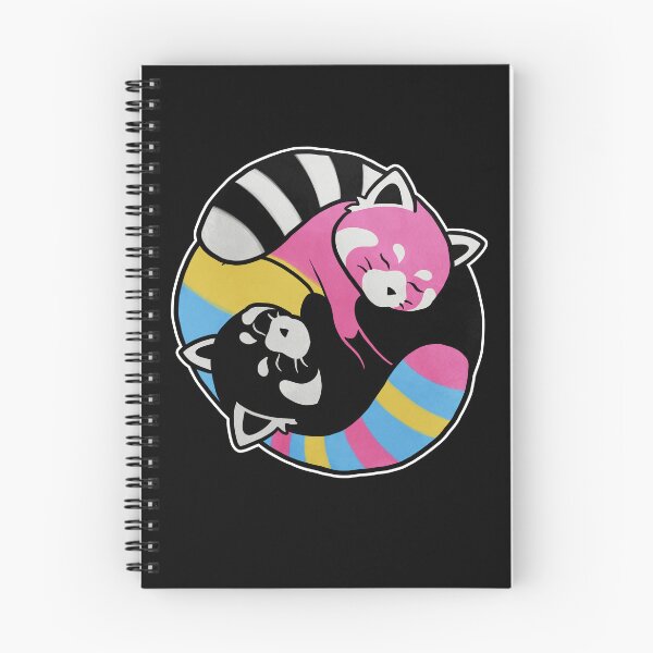 Item preview, Pansexual Red Panda Yin Yang LGBT Pride Flag designed and sold by Clara Hollins.