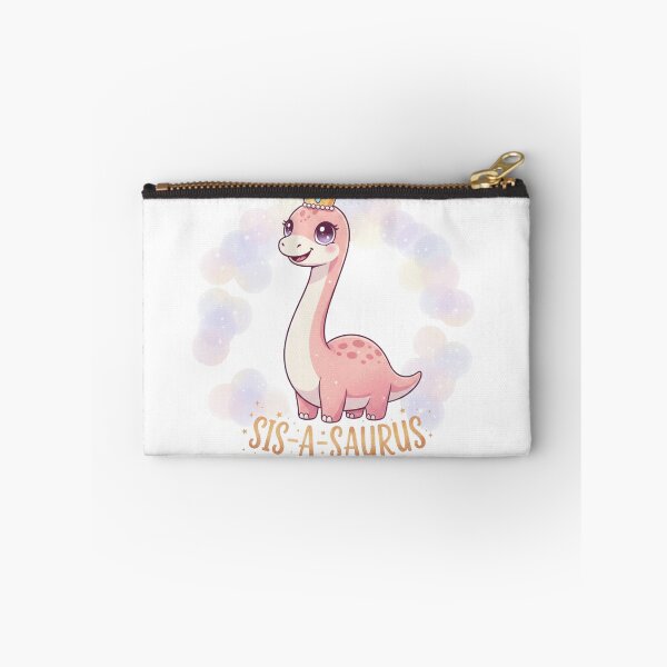 Item preview, Cute Sis-A-Saurus Pink Dinosaur Princess Art designed and sold by DinoPrints-shop.