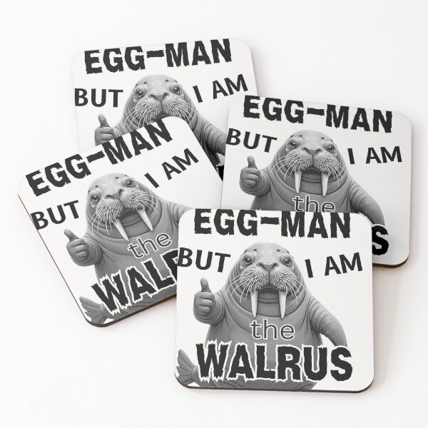 Item preview, WALRUS AND THE EGG-MAN designed and sold by bazstees54.