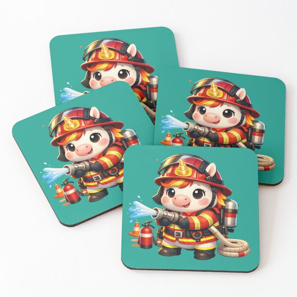 Item preview, Unicorn at the fire station designed and sold by Nasihasi.