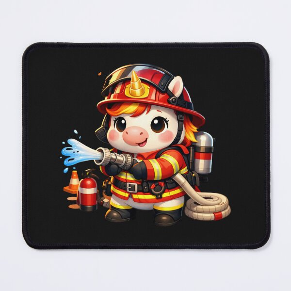 Item preview, Unicorn at the fire station designed and sold by Nasihasi.