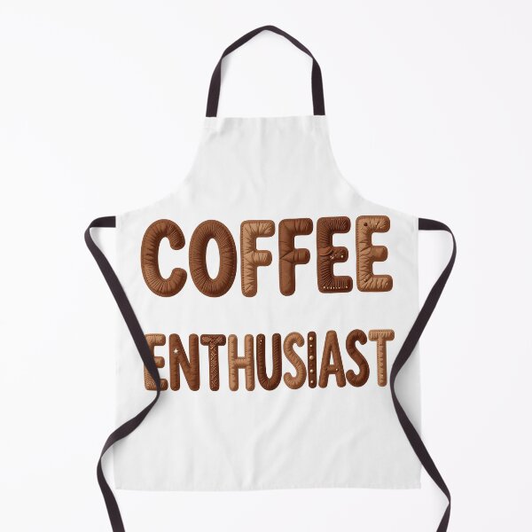 Item preview, COFFEE ENTHUSIAST - IN FAUX LETTERING designed and sold by AlexOBrienArt.