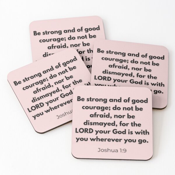Artikelvorschau, Be Strong and Courageous Joshua 1:9 NKJV entworfen und verkauft von Holy-Scripture.