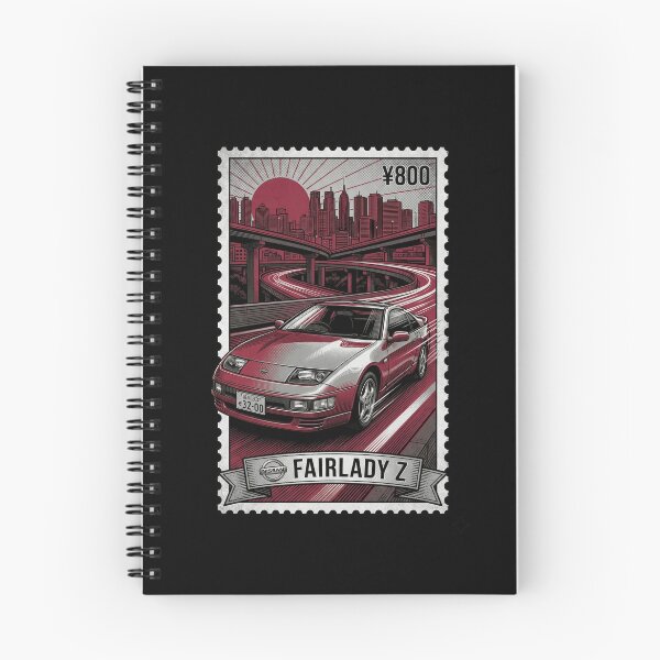 Item preview, Classic Red Aero Coupe Japanese City Stamp designed and sold by G350.