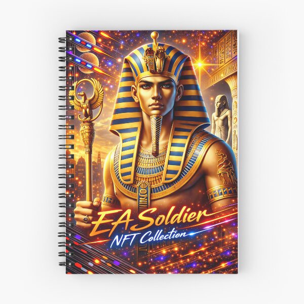 Item preview, Ramses II – Futuristic Pharaoh Art designed and sold by EASNFTCOL.