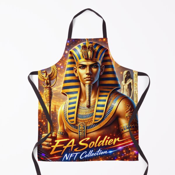 Item preview, Ramses II – Futuristic Pharaoh Art designed and sold by EASNFTCOL.