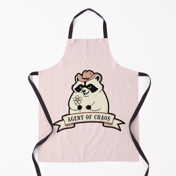 Item preview, Agent Of Chaos Funny Cowboy Raccoon Trash Panda designed and sold by DigitalAnnaBanana.