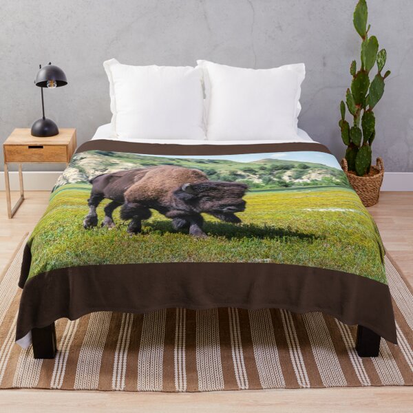 Item preview, Majestic Bison in Open Landscape designed and sold by Debra Martz.