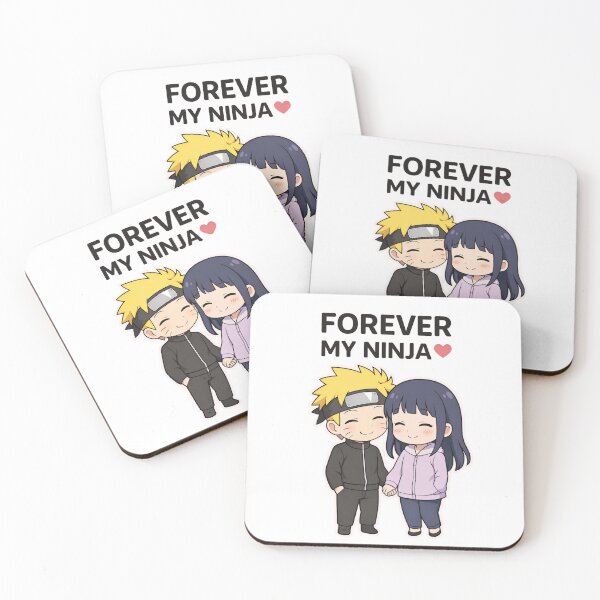 Item preview, Forever My Ninja Anime Couple T-Shirt – Cute Chibi Love Design designed and sold by zilanom.