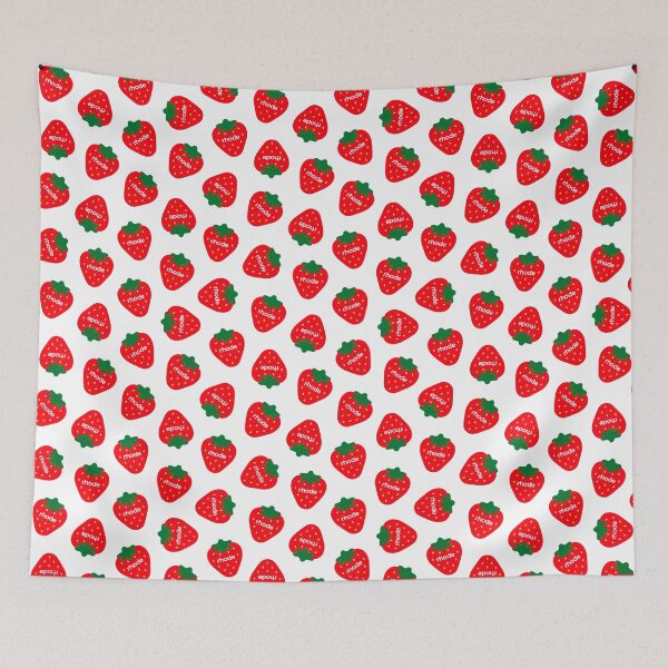 Item preview, strawberry print designed and sold by delicate-pov.