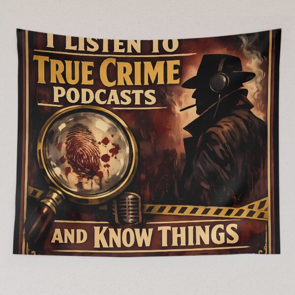 Item preview, True Crime Podcasts Know Things Design designed and sold by xmoudx.