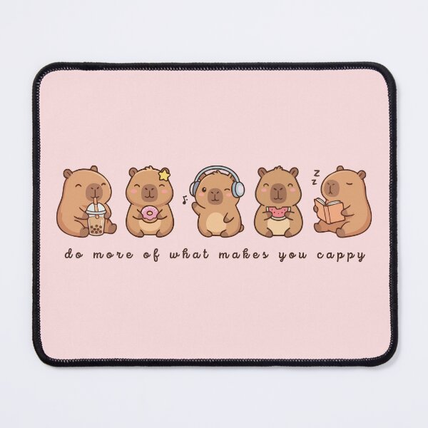 Item preview, Cute capybara design, happy capybara designed and sold by BosskaDesign.