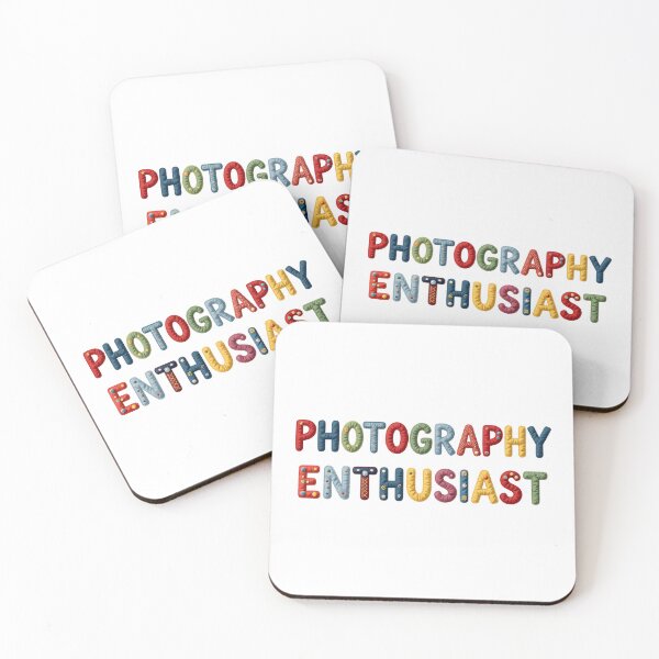 Item preview, PHOTOGRAPHY ENTHUSIAST - IN FAUX LETTERING designed and sold by AlexOBrienArt.