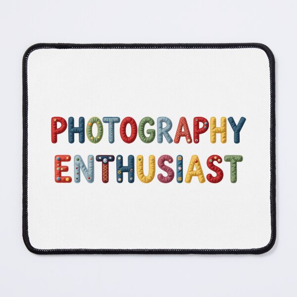 Item preview, PHOTOGRAPHY ENTHUSIAST - IN FAUX LETTERING designed and sold by AlexOBrienArt.