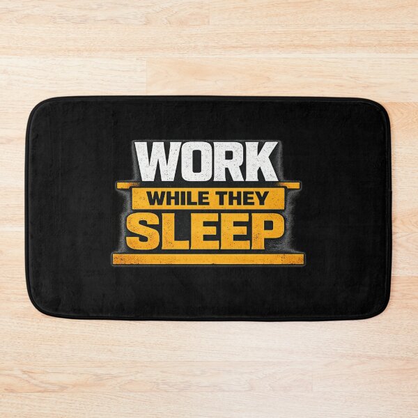 Item preview, Work While They Sleep Discipline Work Ethic Motivation Design designed and sold by Wolf Garage.