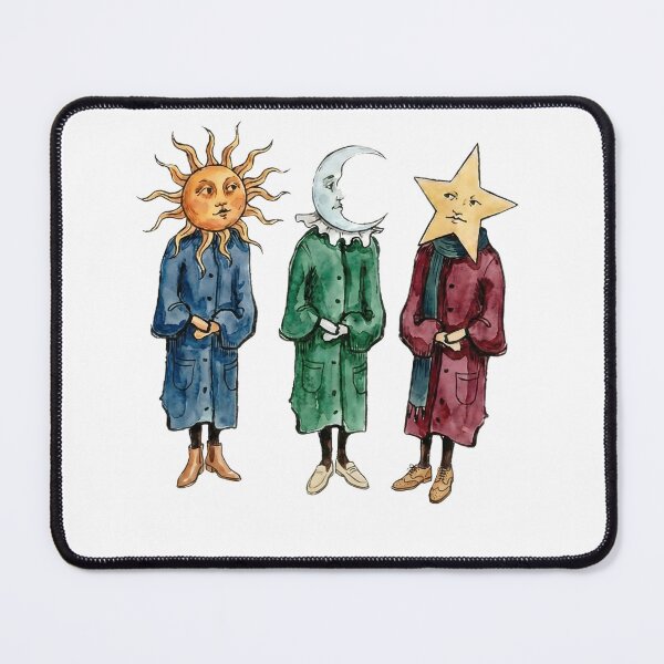 Item preview, Vintage Sun Moon Star Whimsical Celestial Characters Art designed and sold by VGAfanatic.