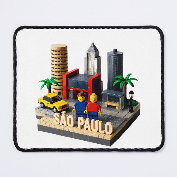 Item preview, São Paulo City in toy bricolage style designed and sold by Lellenatavarez.