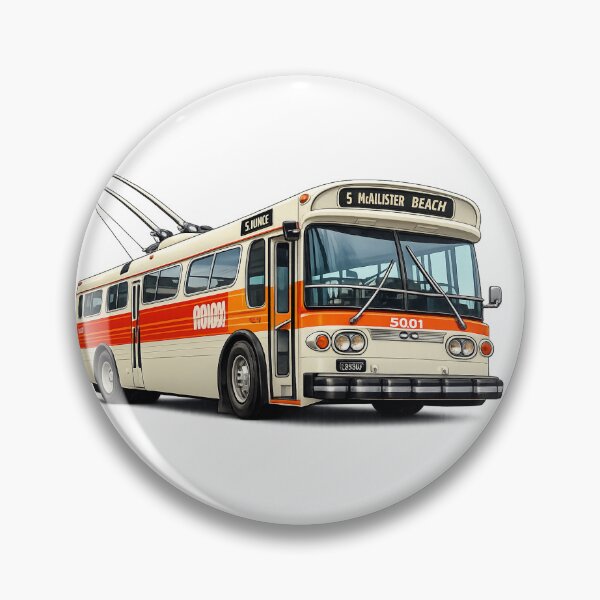 Item preview, SF Muni Flyer trolley prototype bus 5001. designed and sold by StopRequest.