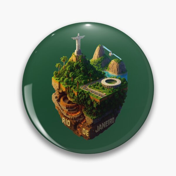 Item preview, Rio de Janeiro in voxel world designed and sold by Lellenatavarez.