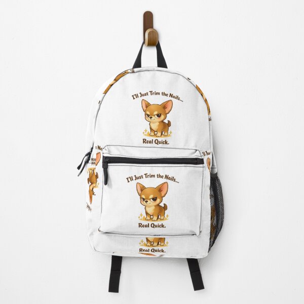 Item preview, I’ll Just Trim the Nails… Real Quick – Funny Chihuahua Groomer Design designed and sold by Bettybee00.
