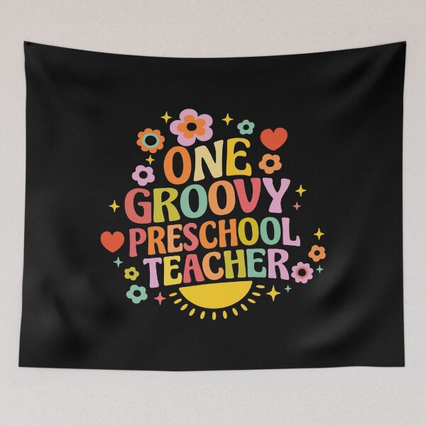 Item preview, One groovy preschool teacher designed and sold by HandicraftArt.