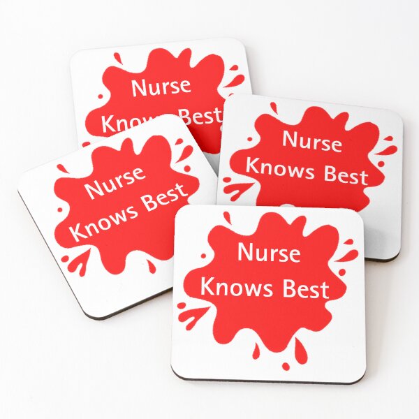 Item preview, Nurse Knows Best Funny Nurse Quote designed and sold by Red BloB.