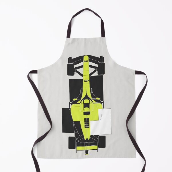 Item preview, Neon Yellow Open Wheel Race Car Poster – Minimal Motorsport Art designed and sold by Motorline44.