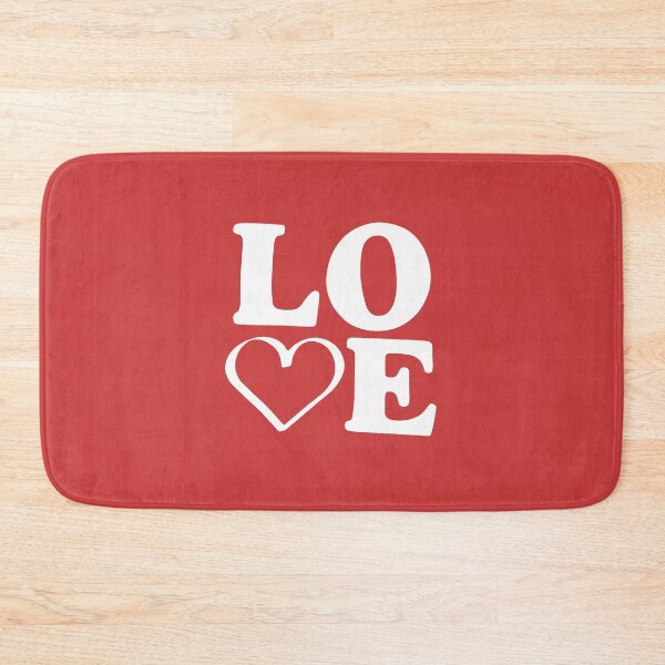 Item preview, Love Heart Square Typography - Cute Valentine's Art designed and sold by 1001T-Shirt.