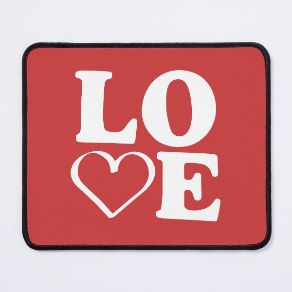 Item preview, Love Heart Square Typography - Cute Valentine's Art designed and sold by 1001T-Shirt.