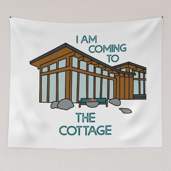Item preview, "I'm Coming to the Cottage" - Rivals' Retreat Quote Art designed and sold by nomadraconteur.
