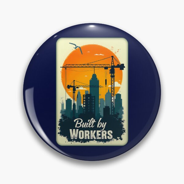 Artikelvorschau, Built by Workers Retro Labor Day Shirt entworfen und verkauft von Topoartispp.