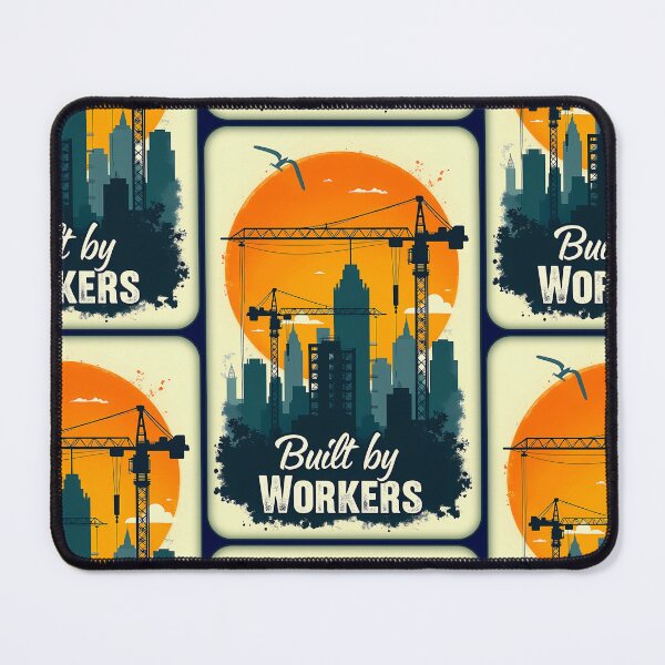 Item preview, Built by Workers Retro Labor Day Shirt designed and sold by Topoartispp.