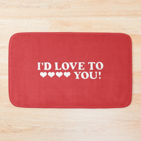 Item preview, I'D LOVE TO Hearts YOU - Funny Naughty Valentine Art designed and sold by 1001T-Shirt.