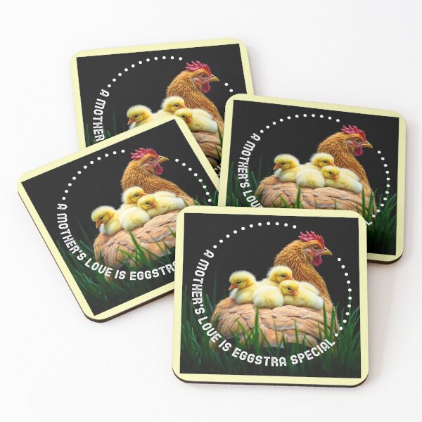 Item preview, A Mother's Love is Eggstra Special Chickens designed and sold by Sachie's Studio.