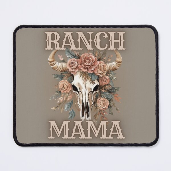 Item preview, Ranch Mama Floral Cow Skull designed and sold by Gunners Inspirations.