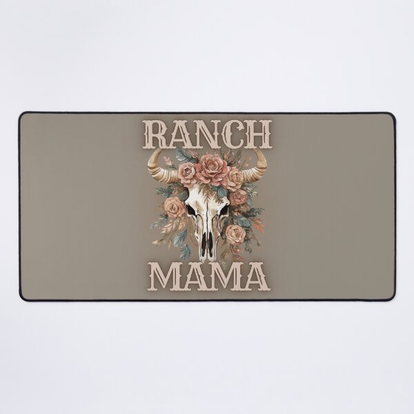 Item preview, Ranch Mama Floral Cow Skull designed and sold by Gunners Inspirations.
