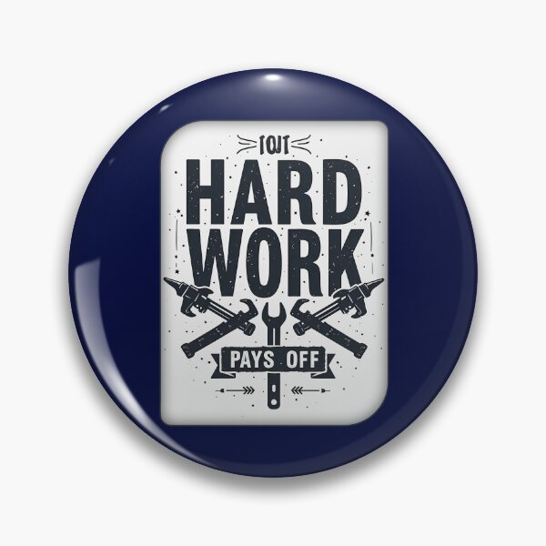 Item preview, Hard Work Pays Off Vintage Worker Motivation Shirt designed and sold by Topoartispp.
