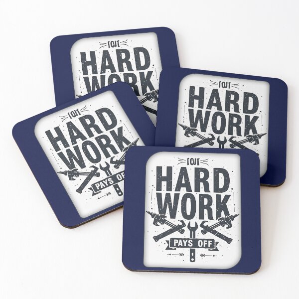 Item preview, Hard Work Pays Off Vintage Worker Motivation Shirt designed and sold by Topoartispp.