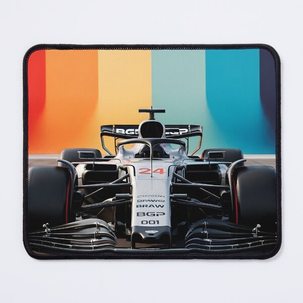 Item preview, Modern Open Wheel Race Car Poster – Colorful Motorsport Art designed and sold by Motorline44.