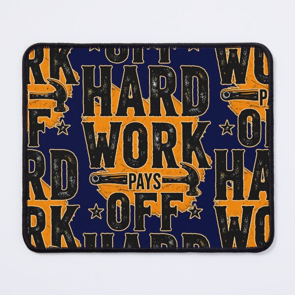 Item preview, Hard Work Pays Off Bold Typography Labor Day Design designed and sold by Topoartispp.