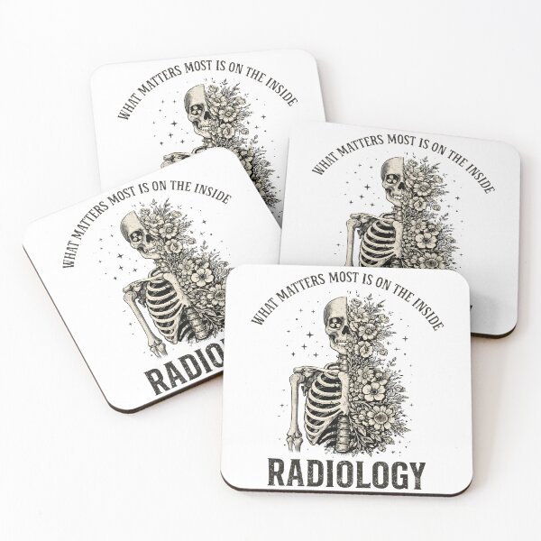 Item preview, What Matters Most is On The Inside Floral Skeleton, Xray CT Rad Tech Radiology Radiate-Positivity Nurse School designed and sold by AsturShop.