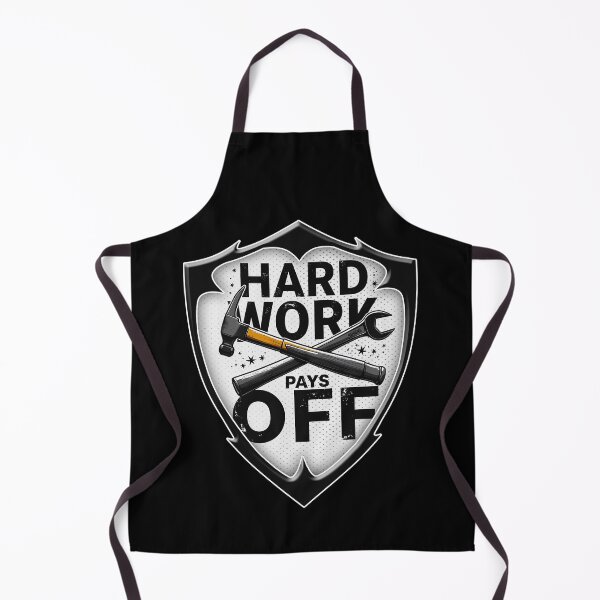 Item preview, Hard Work Pays Off Shield Worker Design designed and sold by Topoartispp.