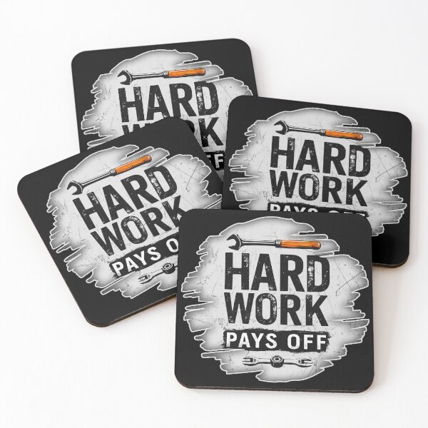 Item preview, Hard Work Pays Off Grunge Worker Design designed and sold by Topoartispp.
