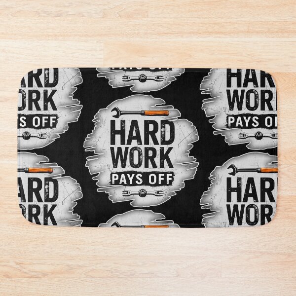 Item preview, Hard Work Pays Off Grunge Worker Design designed and sold by Topoartispp.