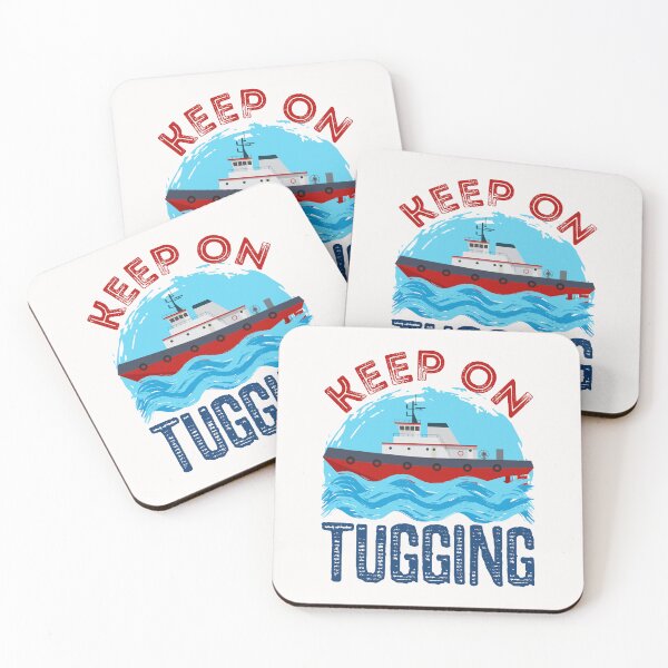 Item preview, Keep on Tugging Tugboat Captain designed and sold by jaygo.