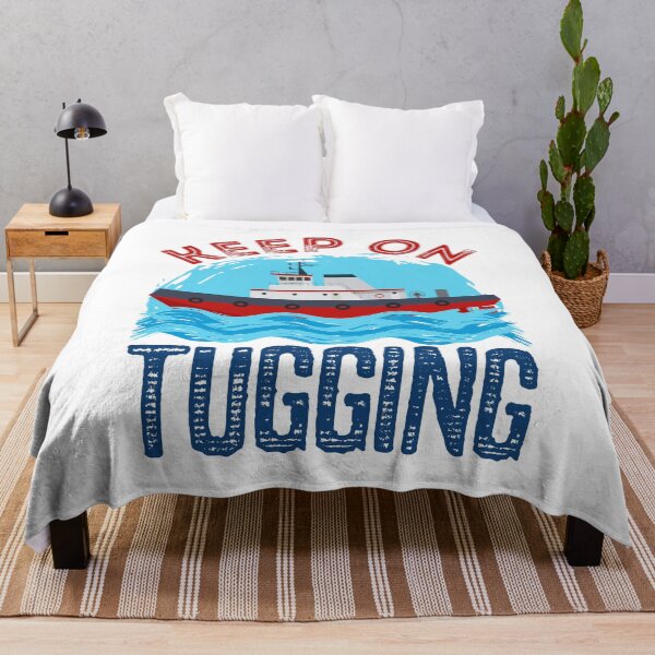 Item preview, Keep on Tugging Tugboat Captain designed and sold by jaygo.