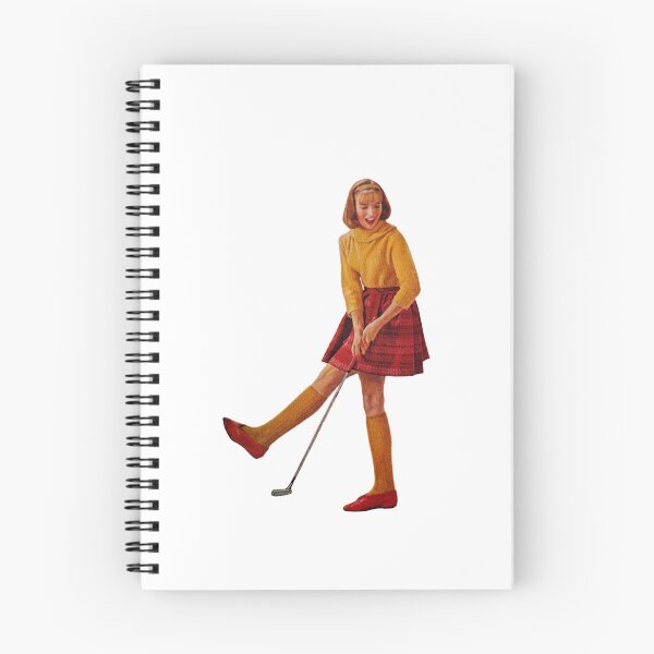 Item preview, Vintage Girl Playing Mini Golf designed and sold by soph1edes1gns.