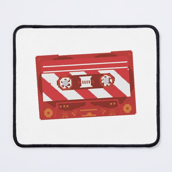 Item preview, Retro Red Cassette Tape Pixel Art - 80s Music Nostalgia designed and sold by 1001T-Shirt.