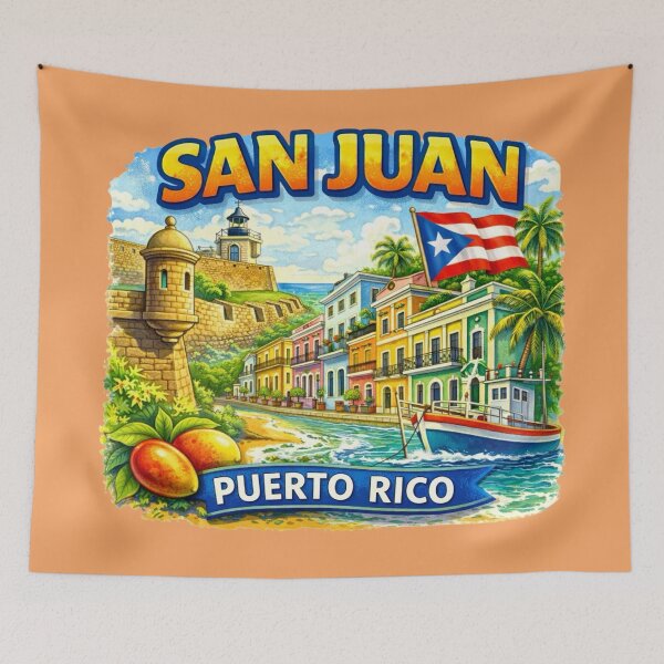 Item preview, San Juan, Puerto Rico designed and sold by Myra365Art.
