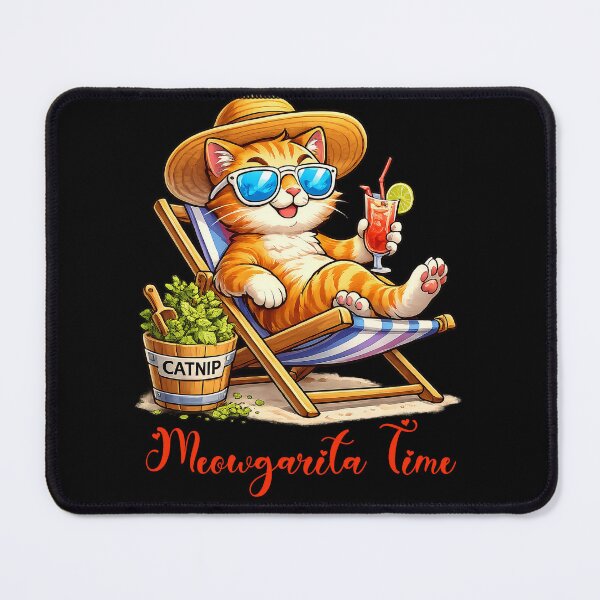 Item preview, Meowgarita Time designed and sold by PrettyRottenCo.